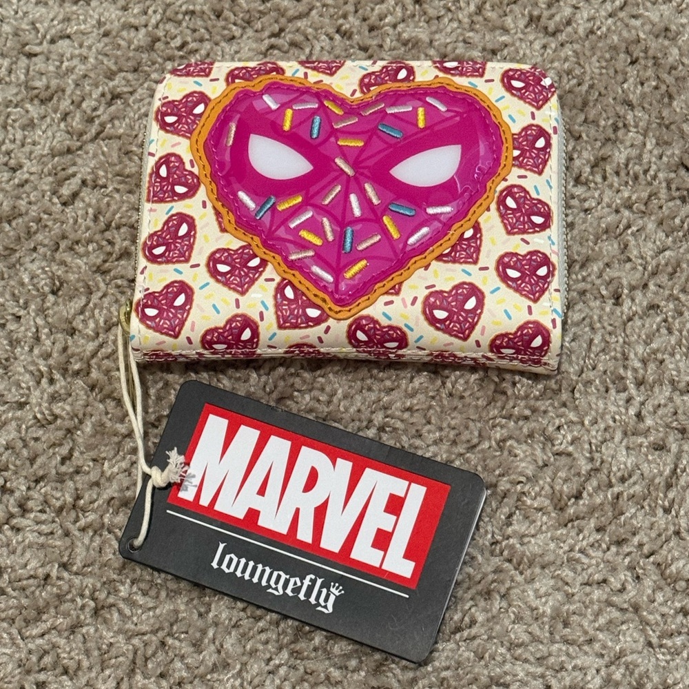 Loungefly Marvel Spider-Man Sprinkle Donut Wallet